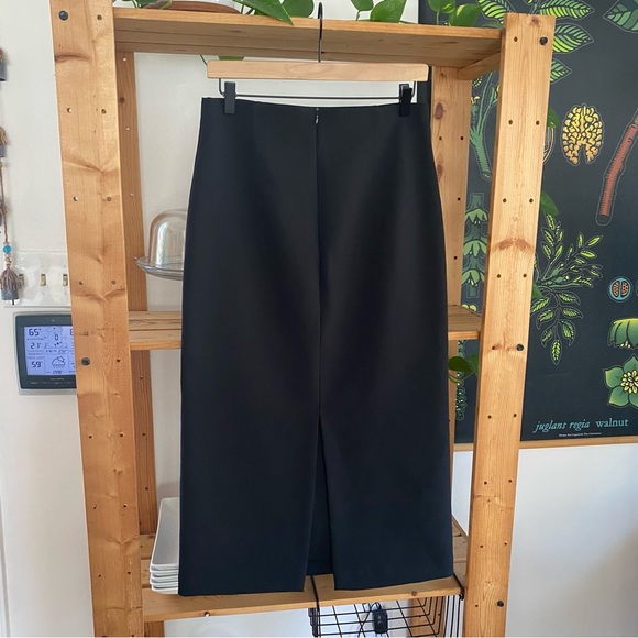 Zara Black Midi Pencil Skirt Medium - Picture 5 of 15